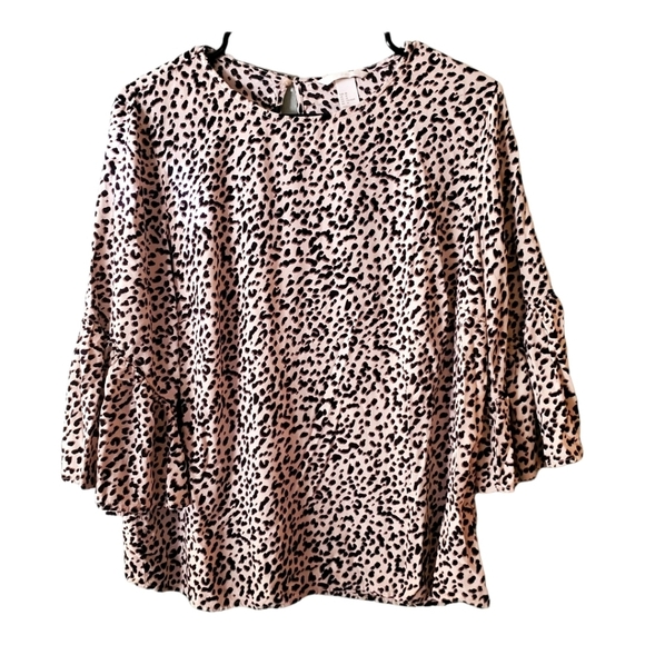 H&M Animal Print Blouse - Picture 1 of 6